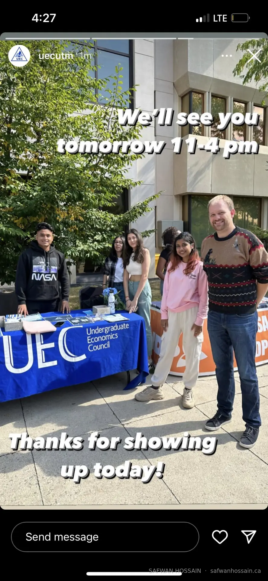 Vice President Nominee — UTMSU