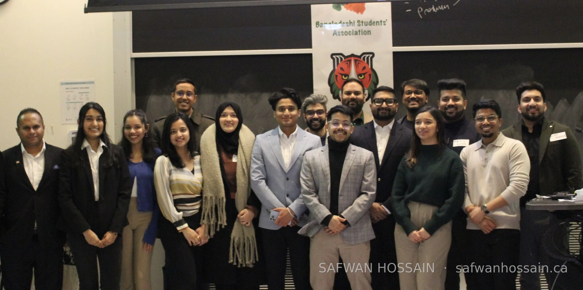 Safwan Hossain hosting Networking Night 2024
