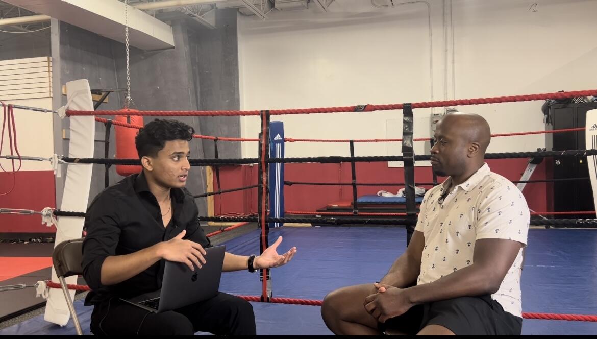In the ring — interviewing Claude Patrick