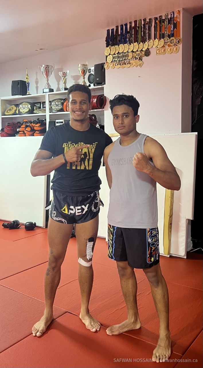 Safwan training at Apex Montreal